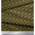 thumbnail image 3 of Soimoi Poly Georgette Fabric Crossbones & Skull Shirting Print Sewing Fabric Yard 52 Inch Wide, 3 of 4