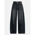 thumbnail image 7 of No Boundaries Ultra Baggy Barrel Jeans, 30.5", 32.5'', 34.5" Inseams, Women's and Women's Plus Sizes 00-4X, 7 of 7