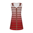 thumbnail image 5 of JMKQLZ Women's Spring And Summer Vacation Button V-neck Strap Top Dress, 5 of 5