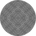 thumbnail image 1 of Ahgly Company Machine Washable Indoor Round Transitional Carbon Gray Area Rugs, 8' Round, 1 of 7