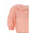 thumbnail image 3 of Alessandra Rich Rhinestone Appliqué Mohair Blend Sweater (Women's), 3 of 3