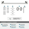 thumbnail image 5 of Amerock Appoint Chrome 18 inch (457mm) Towel Bar, 5 of 8