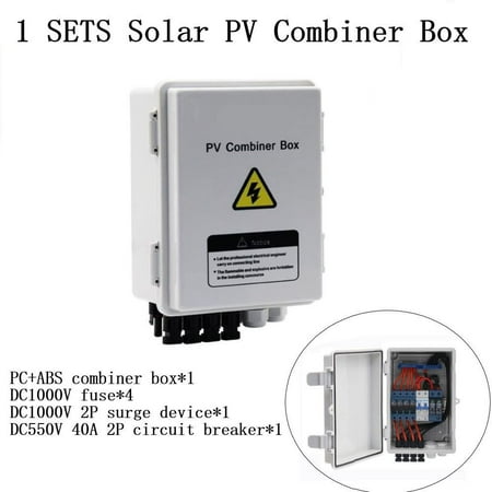 

4String Solar PV Combiner Box with Arrester and Circuit Breaker Solar Panel