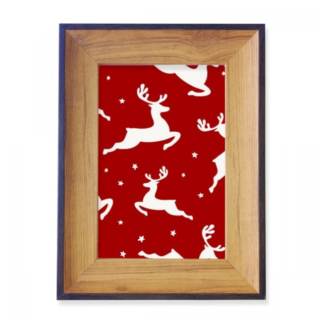 mas Elk Red Festival Photo Frame Exhibition Display Art Desktop Painting