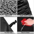 thumbnail image 6 of TETSELF Winter Snow Ice Rain Dust Frost Guard Sun Shade Prevents Ice Build Up Fast Deployment 6 Layer Car Cover for Jeep Wrangler 2 Door CJ YJ TJ JK, 6 of 6