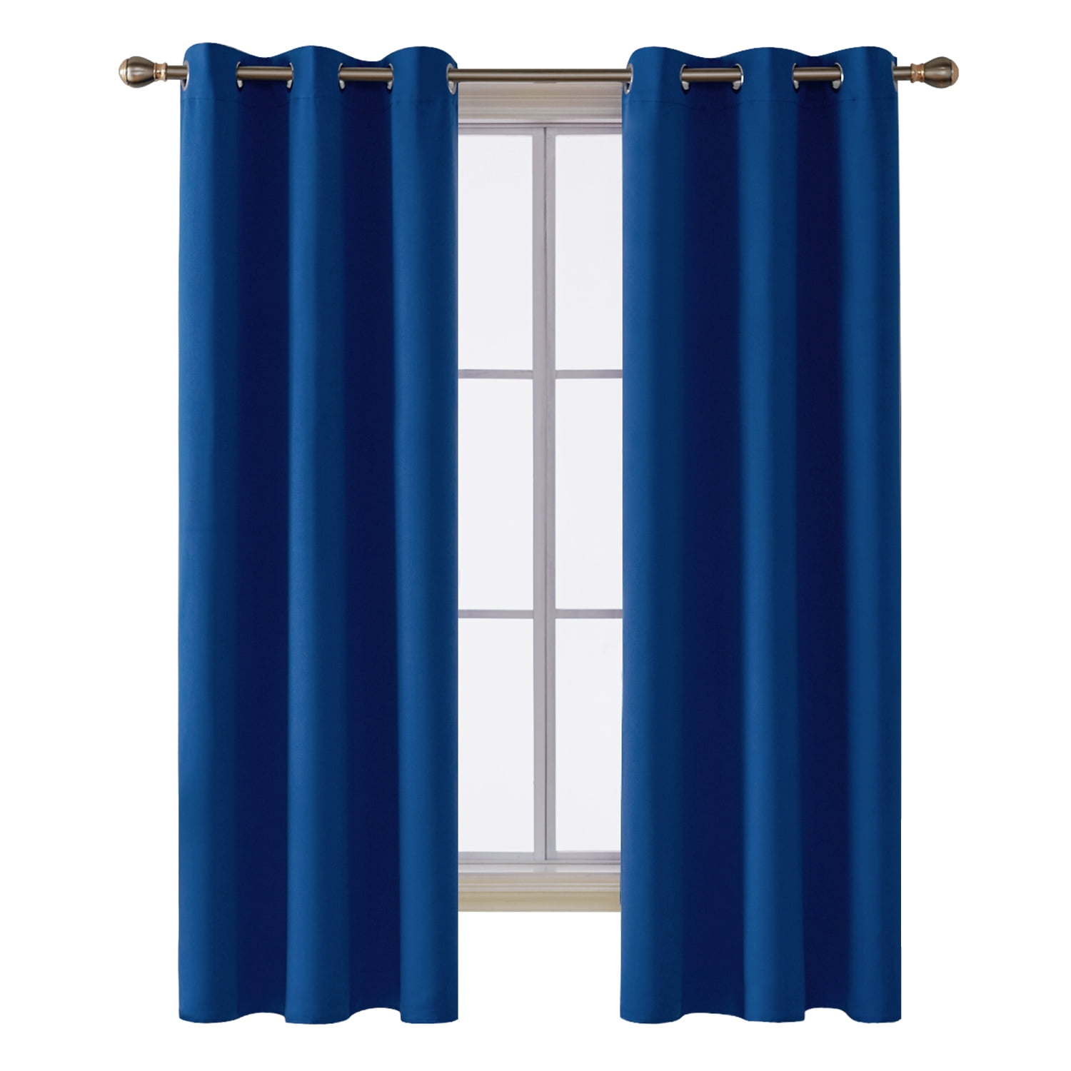 Deconovo Room Darkening Thermal Insulated Grommet Blackout Window