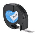 thumbnail image 3 of Labeling Label Tape 91200 Self-Adhesive Refills Black Print on White Paper 1/2 Inch * 13 Feet 12mm * 4m for DYMO LT-100H Label Maker, 1 Roll, 3 of 7