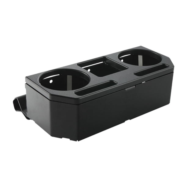 Organizador portátil para bebidas, fácil instalación, accesorios multifunción. Negro