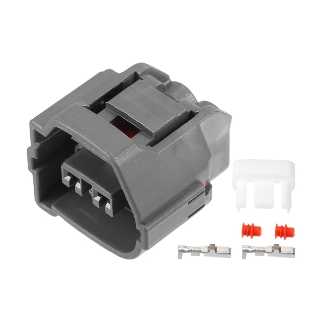 1 Juego de 2 pines para inyector de combustible de coche, adaptador de conector, Kit de Clip de repuesto para Hyundai