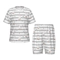 thumbnail image 1 of Balery Cute Goose Conjunto de Pijama Infantil de Manga Corta con Estampado – Ropa de Dormir de Algodón Suave-XX-Large, 1 of 6