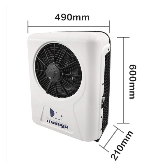 Truck Electric Split Air Conditioner ,12V Parking Air Conditioning 24V For Car RV Tractors Camper Van Motorhome ,Low Energy Consumption