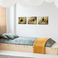 thumbnail image 5 of Furnster Cute Bear and Flower Wall Art Canvas Paintings Adorable Wildlife Nature Decor for Nursery Playroom Bedroom Home Decoration 12"x16" 3pcs, 5 of 9