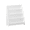 White03, variant on 4-Tier Bookshelf,Book Display Shelves,Toy Storage Organizer for Kids Room Playroom Nursery,White 02