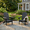 Black, variant on 2Pcs Folding Adirondack Chair, Outdoor Wood Patio Chair with Wide Armrests, Solid Wood Foldable Deck Chair for Garden Backyard Porch