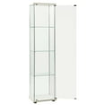 thumbnail image 2 of vidaXL Armoire de Rangement Verre Trempé Blanc, 2 of 5