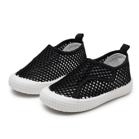 

DancePeanut Kids Girls Breathable Air-Mesh Casual Shoes Fashion Sneakers Children Boys Summer Hook & Loop Sports Shoes Size 21-30