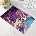 thumbnail image 6 of Diatomaceous Earth Bath Mat,Purple, Gold and Blue Marble Non-Slip Volume Super Absorbent Fast Drying for Bathroom Kitchen Door mat,Eco-Friendly Easy to Clean 20×31Inch (50 * 80cm), 6 of 6
