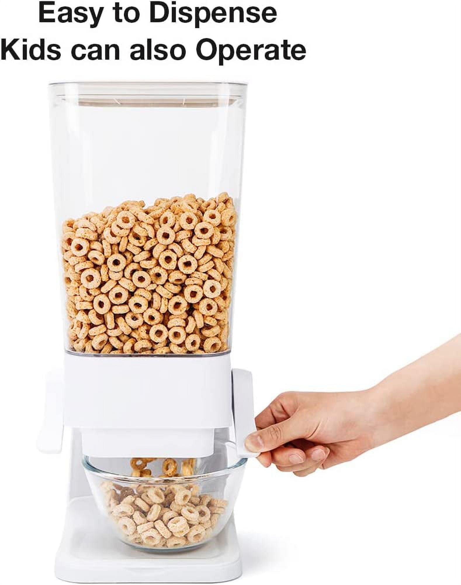 YJSSXJKO Cereal Dispenser Countertop,5L 2Pc Organization and Storage  Containers for Kitchen and Pantry,Dispensers for Dry