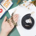 thumbnail image 2 of Juego de 2 correas de repuesto ajustables de cadena plana de cuero y acrílico para bolso de hombro, cartera o bolso de mano - Negro y verde oliva, 2 of 6