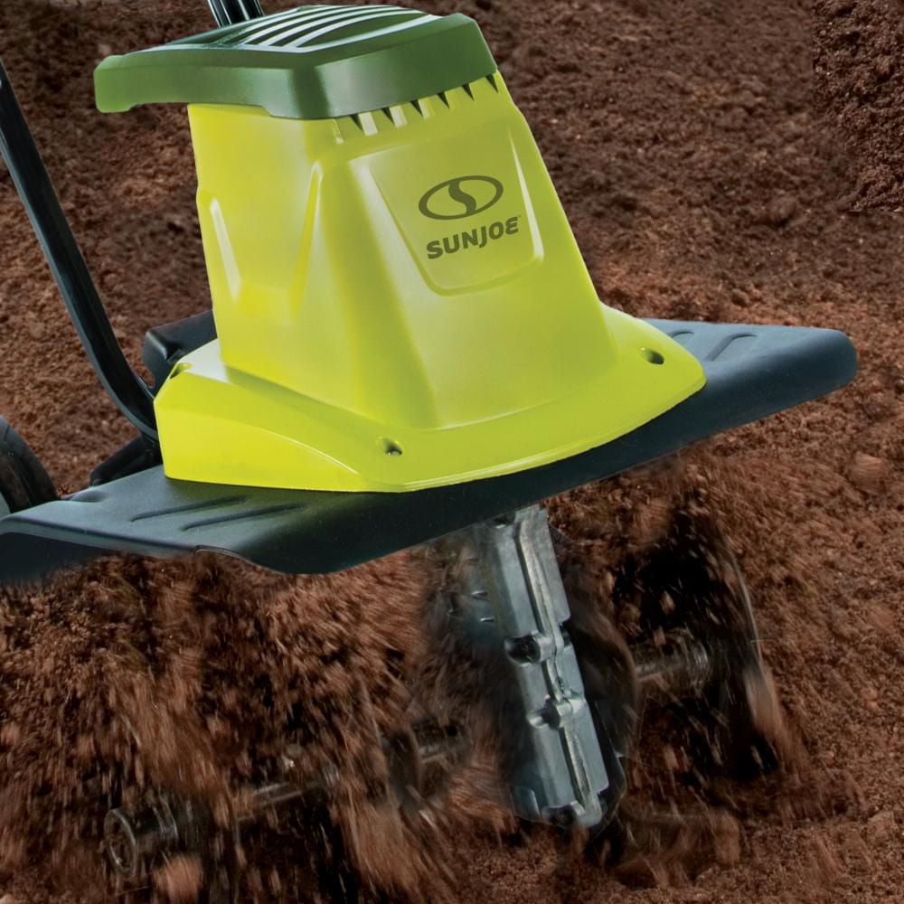 Sun Joe TJ602E Electric Garden Tiller/Cultivator, 12-Inch, 8 Amp