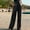 Black, variant on Idoravan Women's Plus Size Pants Womens Loose Wide Leg Pants High Waist Straight Pants Casual Pants