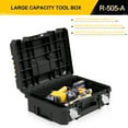 thumbnail image 7 of AIRAJ 4-in-1 Rolling Tool Box with Wheels, Stackable Modular Tool Storage System with Drawers, 755lbs Heavy Duty Mobile Tool Chest Organizer for Mechanic, Garage & Professional Workshop, 7 of 7