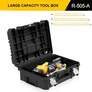 AIRAJ 4-in-1 Rolling Tool Box with Wheels, Stackable Modular Tool Storage System with Drawers, 755lbs Heavy Duty Mobile Tool Chest Organizer for Mechanic, Garage & Professional Workshop