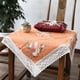 thumbnail image 2 of 1 Juego de Mantel Estampado Estampado 90x90cm , Naranja BLESIY Mantel de fiesta, 2 of 8