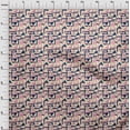 thumbnail image 3 of oneOone Cotton Poplin Fabric Square & Triangle Geometric Print Fabric By Yard 42 Inch Wide, 3 of 4