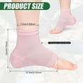 thumbnail image 2 of Half Height Increase Insoles Socks 1.4 Inch,Happon Invisible Height Insoles,Heel Cup Insoles,Invisible Shoe Lift Heel Pads for Men & Women 1 Pair(Pink), 2 of 6