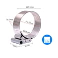 thumbnail image 2 of Oil Filter Disassembly Clamp Stainless Steel Swivel Wrench Tool For Car Trucks Large, 2 of 9