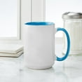thumbnail image 4 of CafePress - Live Simply Large Mug - 15 oz Ceramic Large White Novelty Mug, 4 of 4