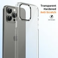 thumbnail image 2 of Ultra Slim Fit Phone Case for Apple iPhone 16, Crystal Clear Back Cover Anti-Scratch Shockproof Bumper Not-Yellowing Drop Protective Lightweight Case Cover for Women Men, Black, 2 of 6