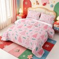 thumbnail image 3 of Manfei Cute Animals Quilt Full,Christmas Print Full Bedspread Sets,3-Piece,1 Coverlet and 2 Pillowcases, 3 of 7