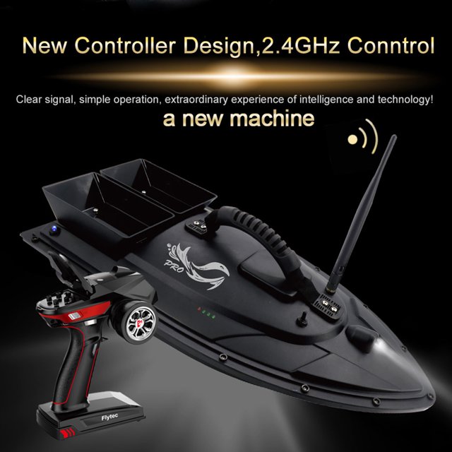 FlytecBarco de cebo V500 RC buscador de peces barco de doble Ehuebsd Motor 15 kg 500m Control remoto