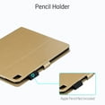 thumbnail image 3 of iPad 9.7 Case 2018/2017, iPad Air 1 2 Case, Allytech Retro PU Leather Embossed Flower Slim Protective Folio Stand Cards Holder Wallet Cover for Apple iPad 9.7" 6th/5th Gen, iPad Air 1 2, Gold, 3 of 7
