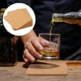 thumbnail image 3 of Cterwk 20 Pack Square Cork Coasters 3.9x3.9 Inch Thick Cup Mat for Kitchen, Restaurant, Bar, Cafe, 3 of 7