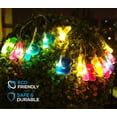 thumbnail image 2 of TORCHSTAR 5.1ft LED Birthday Party String Lights, 13 LEDs Multicolor Letter Decoration, Battery Powered Fairy Décor Supplies for Decorating, Low-Heat-Emission Safe for Kids, 2 of 7