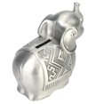 thumbnail image 3 of Alloy Material Cute Elephant Shape Coin Bank Money Saving Box for Kid Gift, 3 of 7