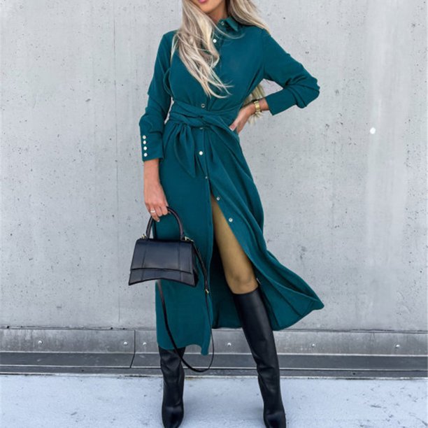 Vestido elegante con gradas para mujer Blusas de un solo pecho Vestido con cuello en V Traje de vacaciones FLhrweasw Nuevo