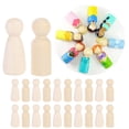 thumbnail image 4 of Pintura figura artesanal fiable en uso DIY pintura muñeca incluyendo muñecas masculinas y femeninas niñas DIY hogar para niños ANGGREK Otros, 4 of 8