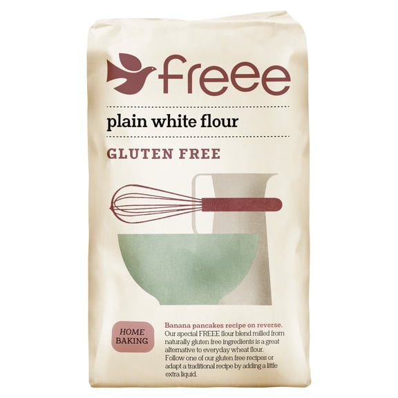 Doves Farm Gluten Free Plain Flour 1Kg, Imported from Britain