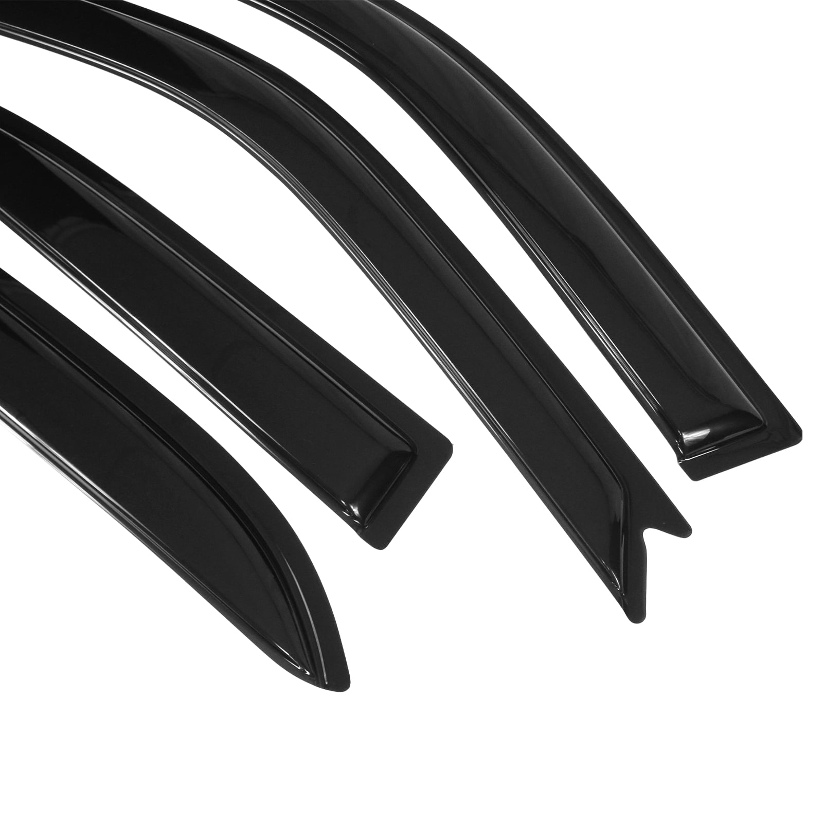Ikon Motorsports Compatible with 01-05 Lexus IS300 Sedan Acrylic Window Visors Vent Windshield Deflector Rain Guard 4Pc Set Outside Mount 2001 2002 2003 2004 2005