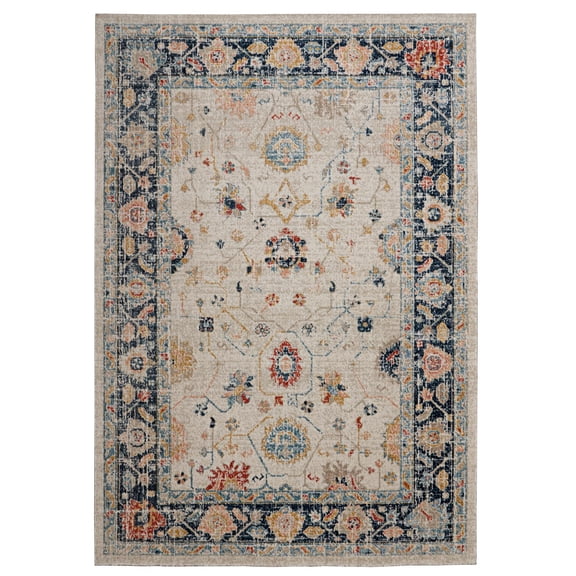 Linon Great Zero Ivory 8' X 10' Rectangle Area Rug RUGGZ1181
