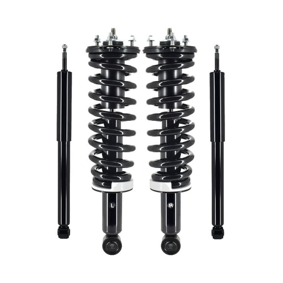 Set Front Quick Complete Strut-Coil Spring-Rear Shock Absorber For 2003-2007 Toyota Sequoia