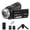 Black, variant on ORDRO Camcorders HDV-V12 1080P Video Camera Infrared Night Vision 3.0 Screen 16X Vlogg Camera