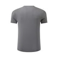 thumbnail image 5 of Men's Ice Silk T-Shirts Summer Workout Quick Dry Seamless Tee Tops Moisture Wicking Short Sleeve Activewear Tshirts, 5 of 5