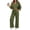 Brnmyaeo Army Green, variant on Brnmyaeo Sweatsuits for Women Long Sleeve Zip Up Crop Hooded Jacket Wide Leg Sweatpants Set 2026 Fall Fleece Lined 2 Piece Tracksuit Sets