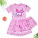 thumbnail image 1 of Kuromi Girl's Swimsuit Sanrios Anime Kawaii Professional Training Split Type Quick-Drying Skirt Sunscreen Swimwear Beach Clothes, 1 of 5