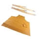 thumbnail image 2 of Delantal de cocina de PU, resistente al aceite, fácil de limpiar, con bolsillo, impermeable, para trabajo, para hornear, cocina, hogar, barbacoa Amarillo, 2 of 9